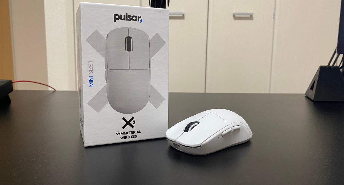 Pulsar X2 Mini Wireless レビュー】コンパクトサイズで手にフィット 